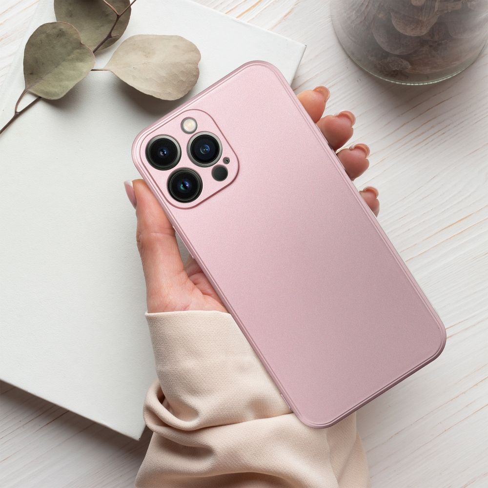 METALICKÉ puzdro Apple iPhone 16 ružové