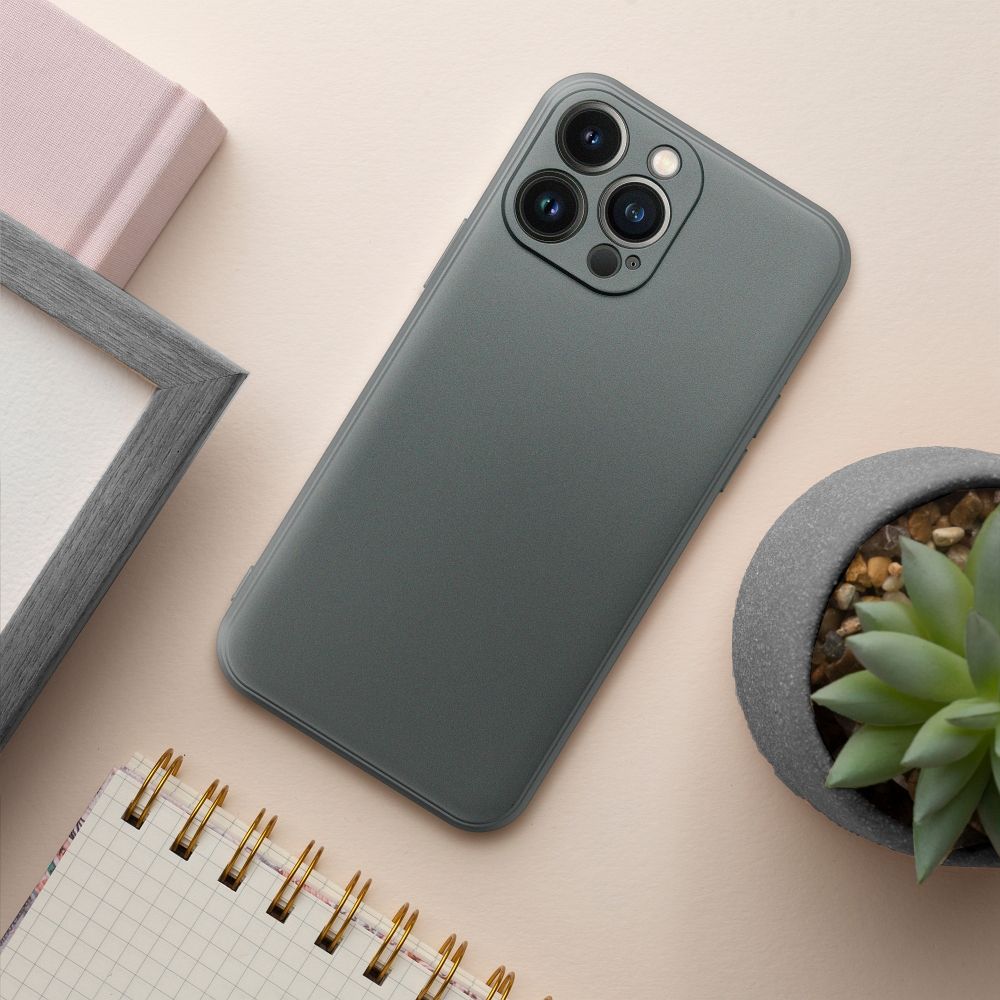KOVOVÉ puzdro na Apple iPhone 16 Pro šedé