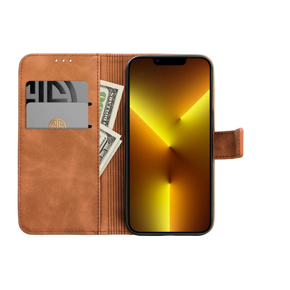 TENDER knižkové puzdro pre SAMSUNG XCover 7 hnedé