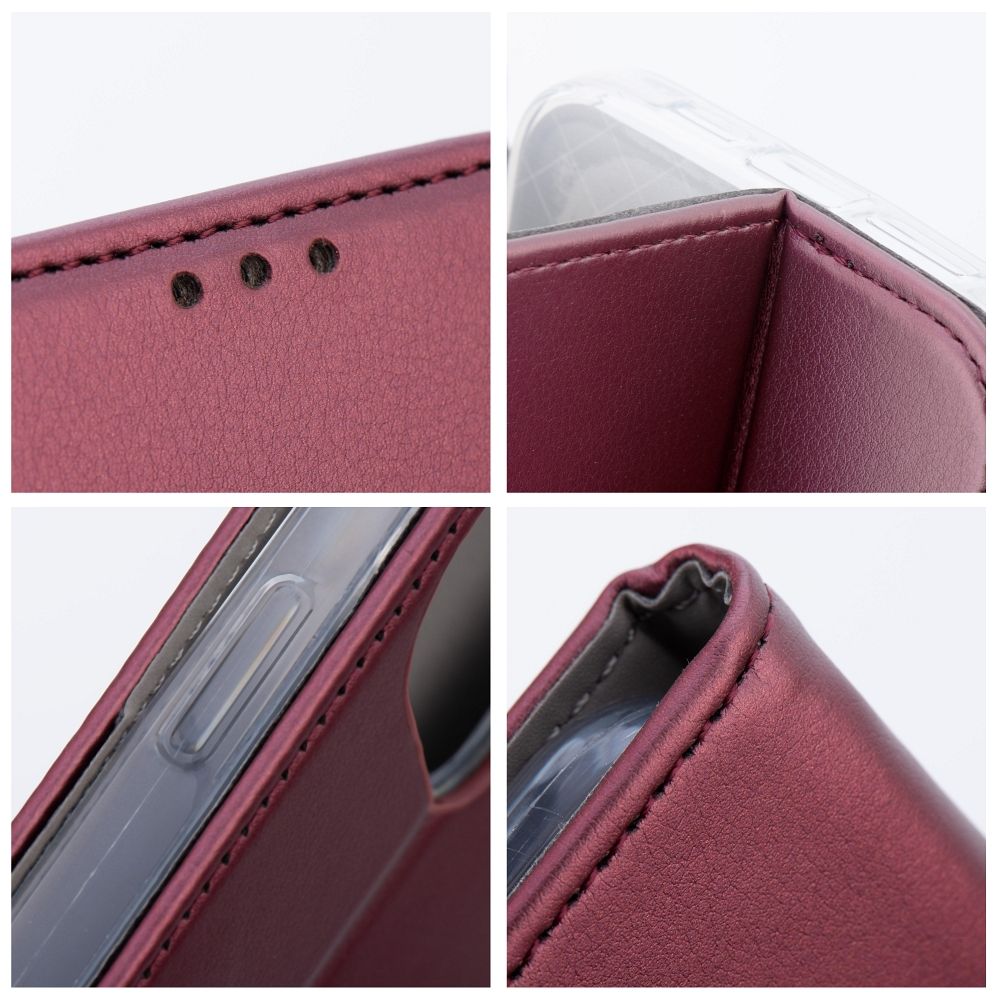 SMART MAGNETO Knižkové puzdro pre HUAWEI Nova 12i bordové