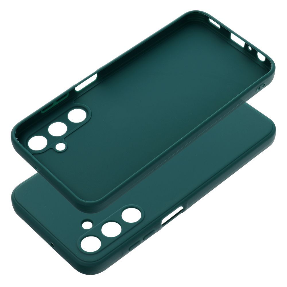 MATT Zadný silkonový kryt pre Samsung Galaxy A25 5G - zelený