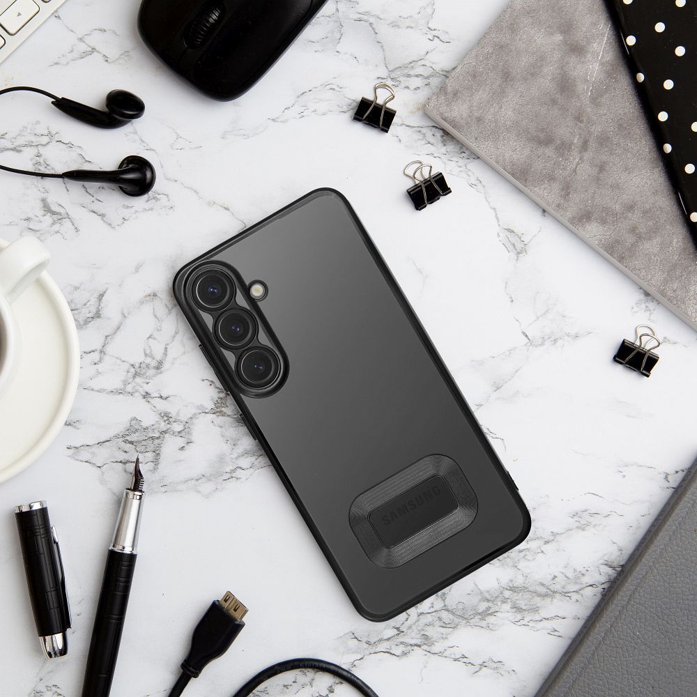 Puzdro GLAM pre Samsung Galaxy S24 FE čierne