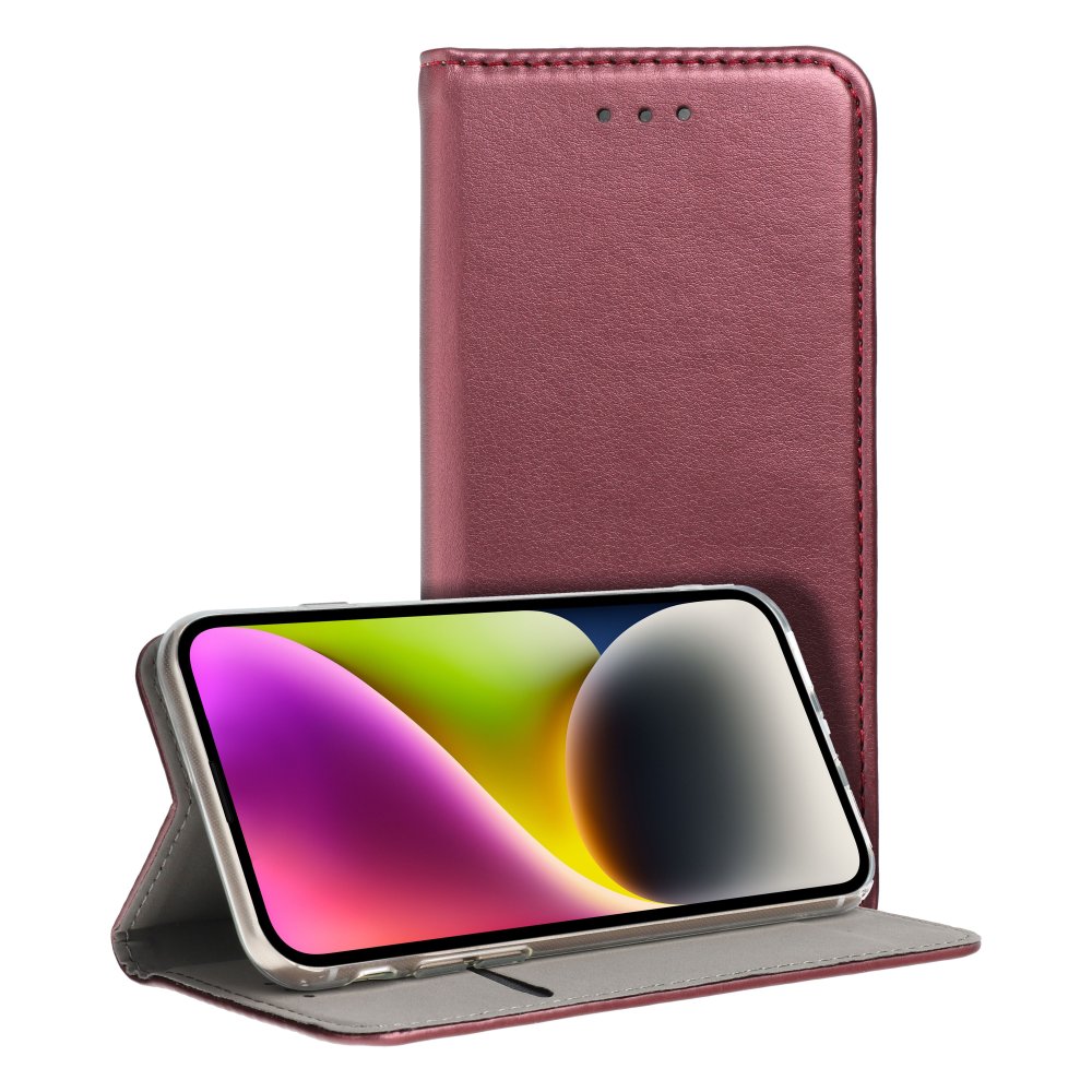 SMART MAGNETO Knižkové puzdro pre Samsung Galaxy A16 / A16 5G bordové