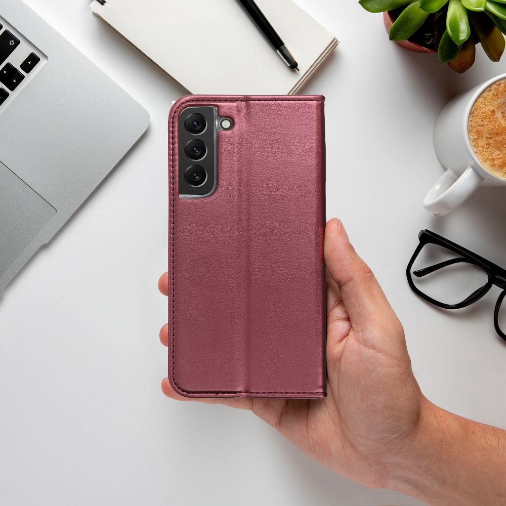 SMART MAGNETO Knižkové puzdro pre Samsung Galaxy A16 / A16 5G bordové