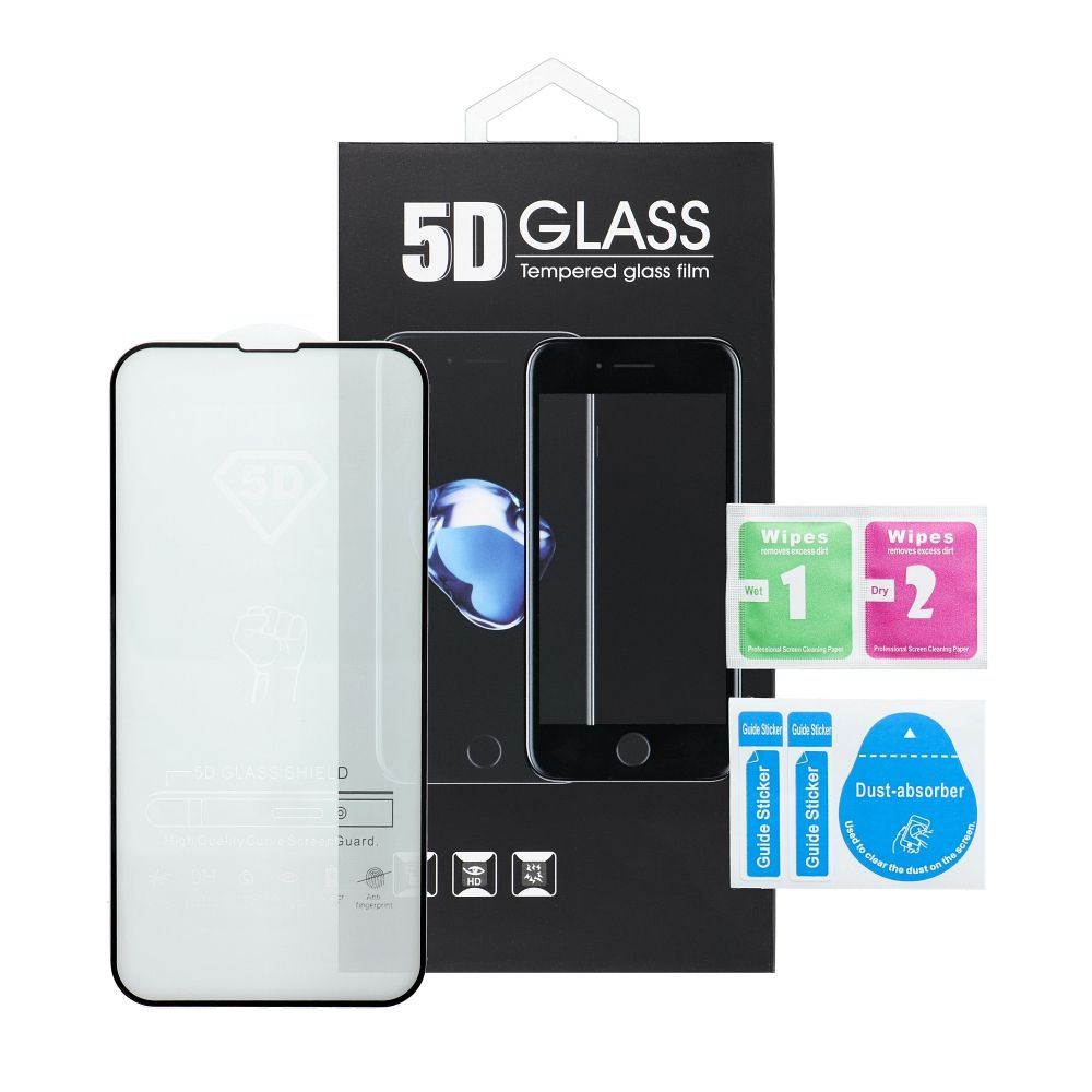5D Tvrdené sklo pre Samsung Galaxy A16 / A16 5G - čierne