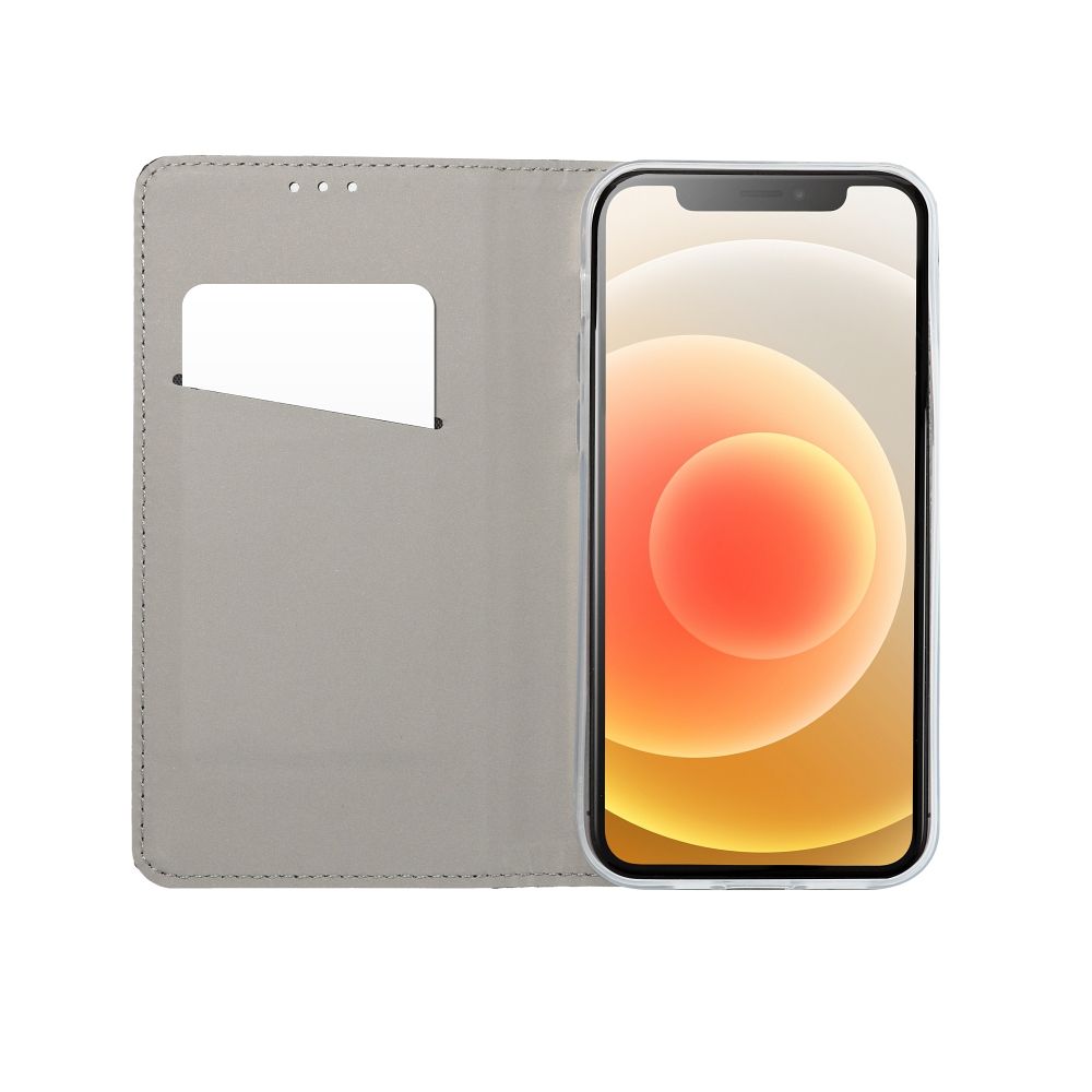 SMART CASE Kniha pre Samsung Galaxy S25 zlatá