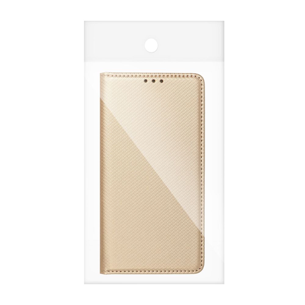 SMART CASE Kniha pre Samsung Galaxy S25 zlatá