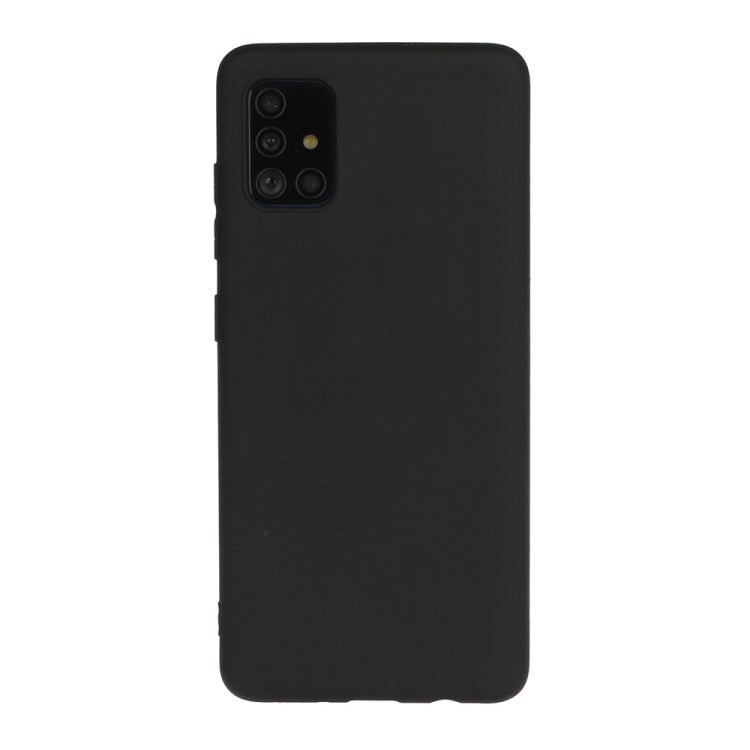 MATT Silikónový obal pre Samsung Galaxy A71 - čierny