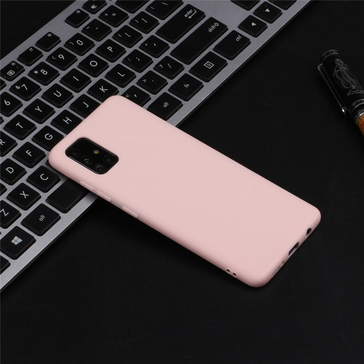 MATT Silikónový obal pre Samsung Galaxy A71 - ružový