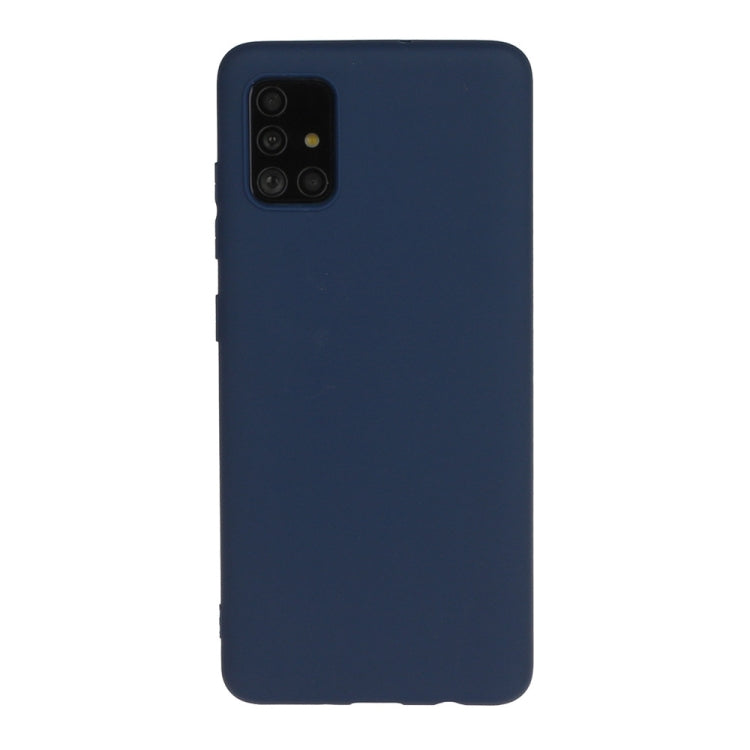 MATT Silikónový obal pre Samsung Galaxy A71 - modrý