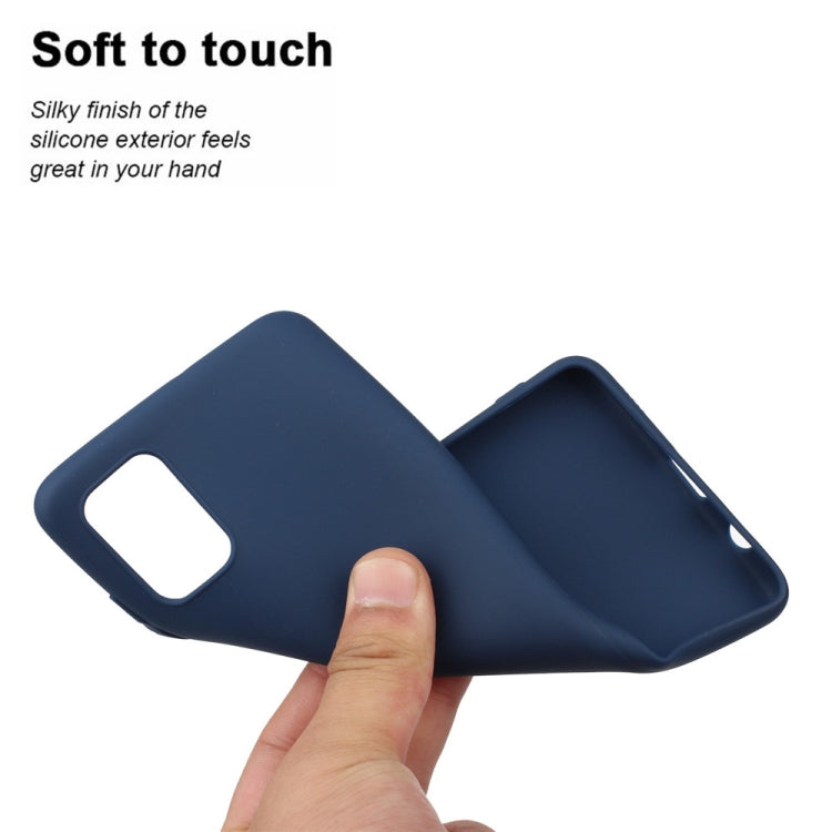 MATT Silikónový obal pre Samsung Galaxy A71 - modrý