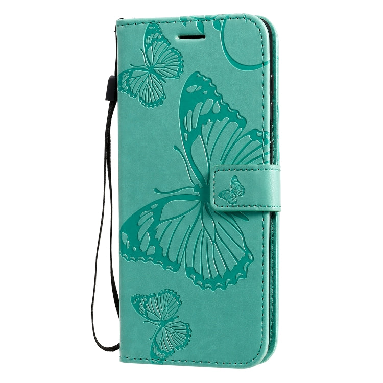 BUTTERFLY Knižkové puzdro pre Samsung Galaxy A71 - zelené