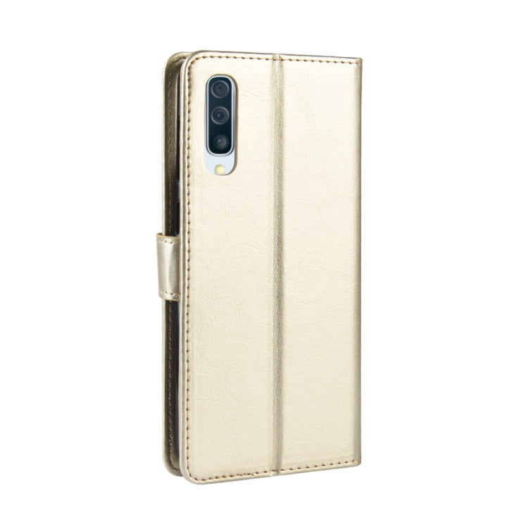 TEXTURE Knižkové puzdro pre Samsung Galaxy A70 - zlaté