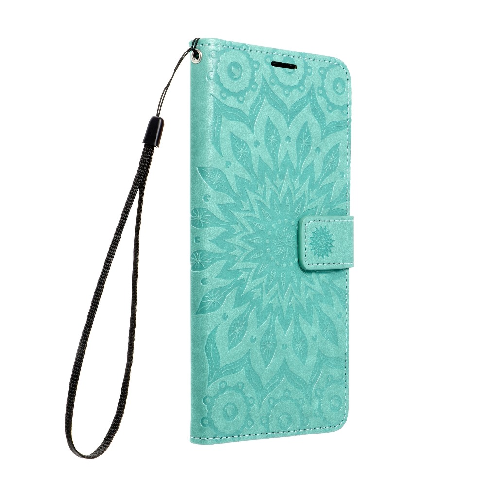 9D SKLO + PÚZDRO 2v1 pre Samsung Galaxy A52 / A52 5G / A52s mandala zelené
