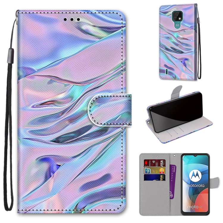 Knižkové puzdro DRAWING water pre Motorola Moto E7