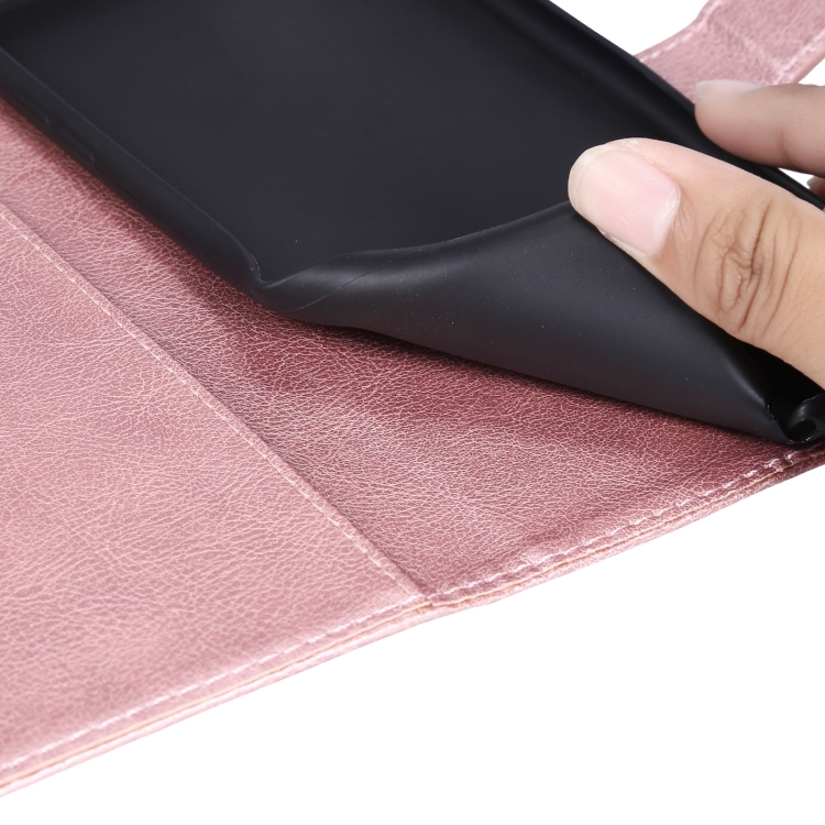 9D SKLO + PÚZDRO 2v1 pre Motorola Moto E7 Power - Knížkove puzdro Solid ružové