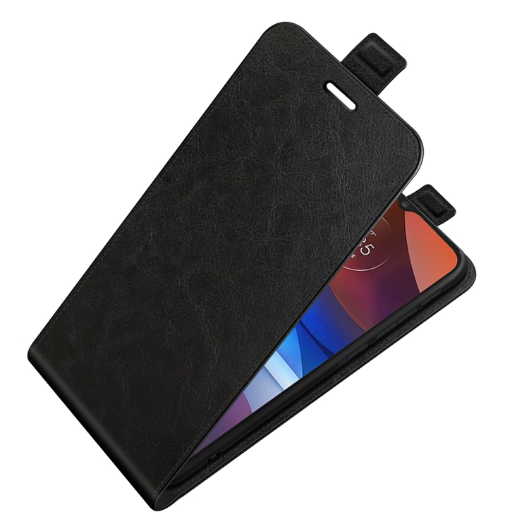 9D SKLO + PÚZDRO 2v1 pre Motorola Moto E7 Power - Vyklápacie puzdro čierne