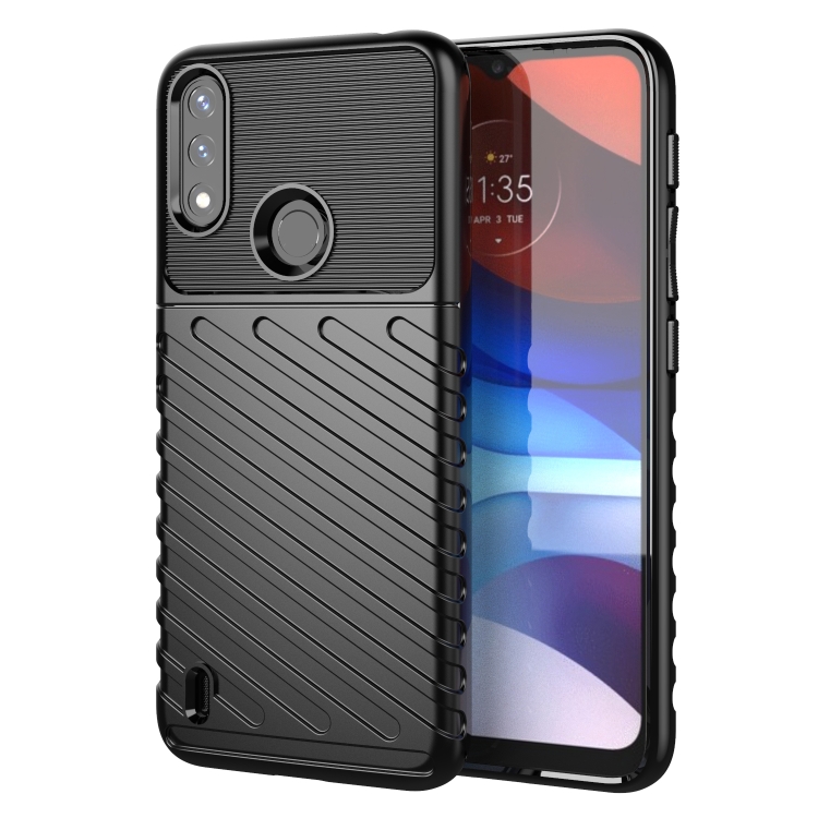 Silikónový kryt pre Motorola Moto E7 Power - Thunder čierne