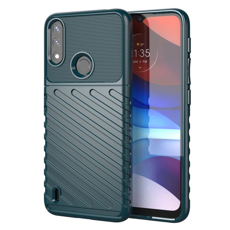 Silikónový kryt pre Motorola Moto E7 Power - Thunder zelené