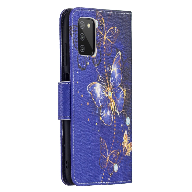 9D SKLO + PÚZDRO 2v1 pre SAMSUNG GALAXY A03s - Knižkové Fancy Butterfly 2