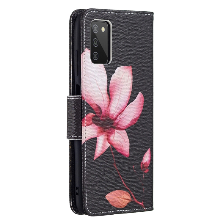 9D SKLO + PÚZDRO 2v1 pre SAMSUNG GALAXY A03s - Knižkové Fancy Lotus