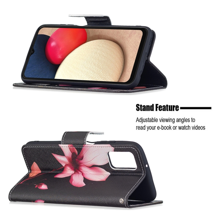 9D SKLO + PÚZDRO 2v1 pre SAMSUNG GALAXY A03s - Knižkové Fancy Lotus