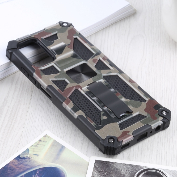 9D SKLO + PÚZDRO 2v1 pre SAMSUNG GALAXY A03s - Camouflage Armor