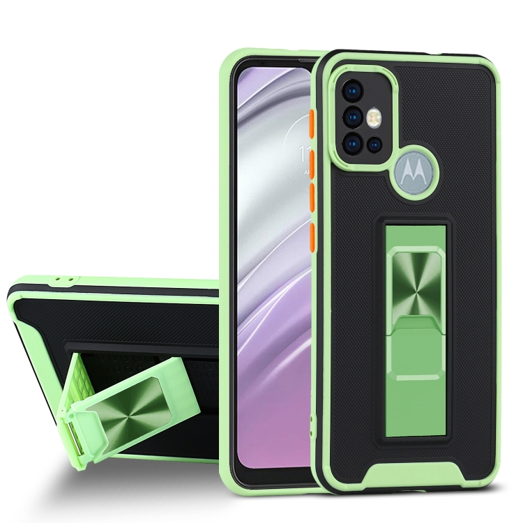 9D SKLO + PUZDRO 2v1 pre Motorola Moto G10 / G20 / G30 - Ring Armor zelené