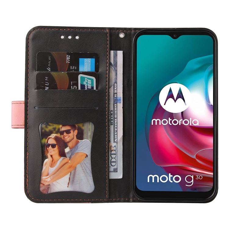 Knižkové puzdro Business pre Motorola Moto G10 / G20 / G30 - ružové