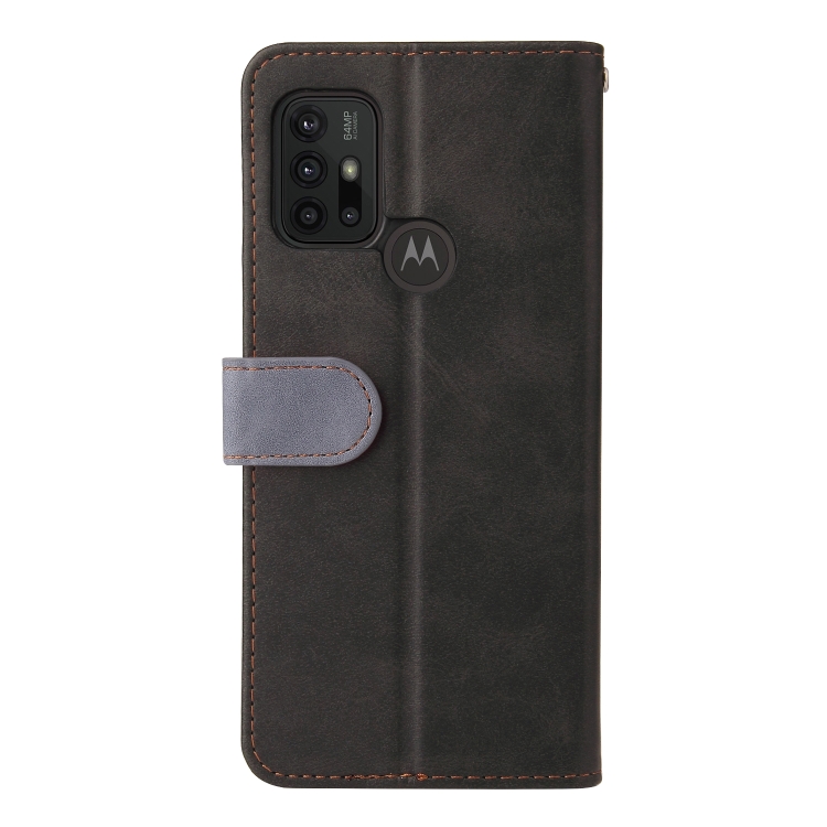 Knižkové puzdro Business pre Motorola Moto G10 / G20 / G30 - sivé