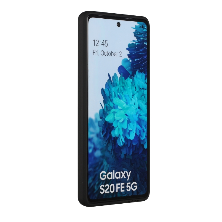 9D SKLO + PÚZDRO 2v1 pre Samsung Galaxy S20 FE - Silikónové CARD čierne
