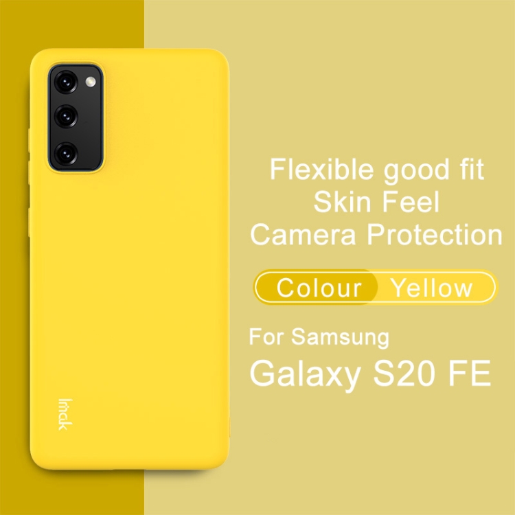 9D SKLO + PÚZDRO 2v1 pre Samsung Galaxy S20 FE - Silikónové žlté