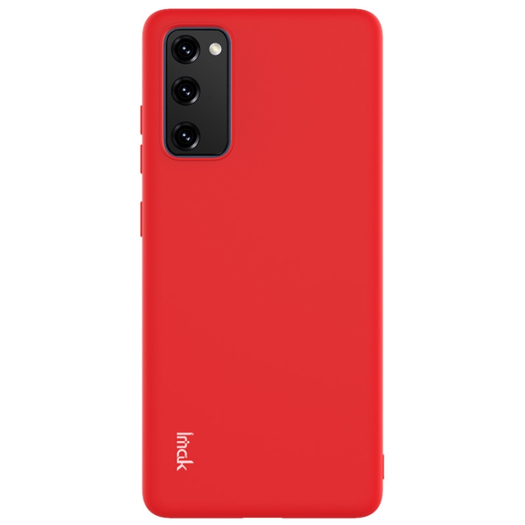 9D SKLO + PÚZDRO 2v1 pre Samsung Galaxy S20 FE - Silikónové červené