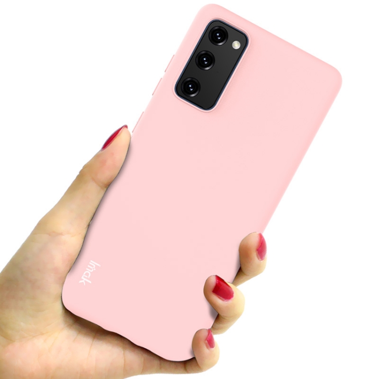 9D SKLO + PÚZDRO 2v1 pre Samsung Galaxy S20 FE - Silikónové ružové