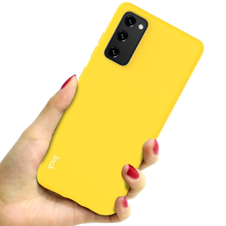 Silikonové púzdro na Samsung Galaxy S20 FE - žlté