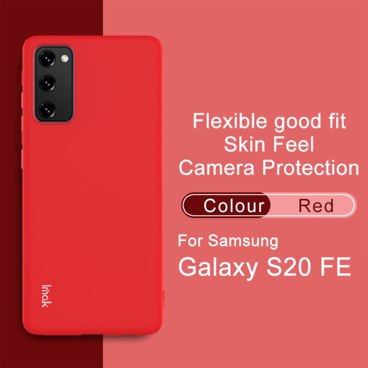 Silikonové púzdro na Samsung Galaxy S20 FE - červené