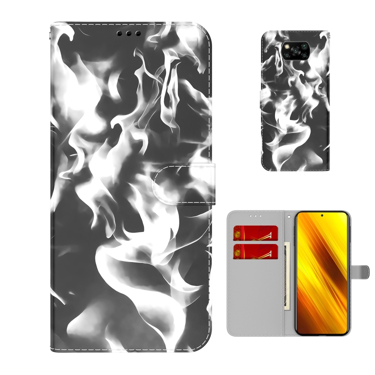 9D SKLO + PÚZDRO 2v1 pre Xiaomi Poco X3 NFC / X3 Pro - Knižkové Patter čierne