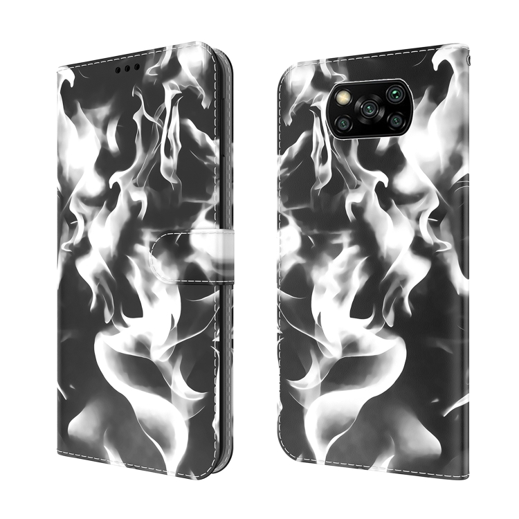 9D SKLO + PÚZDRO 2v1 pre Xiaomi Poco X3 NFC / X3 Pro - Knižkové Patter čierne