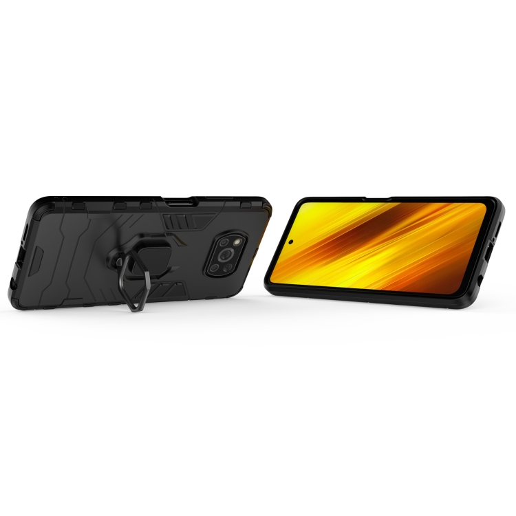 Tvrdené puzdro na Xiaomi Poco X3 NFC / X3 Pro - Ring Armor čierne