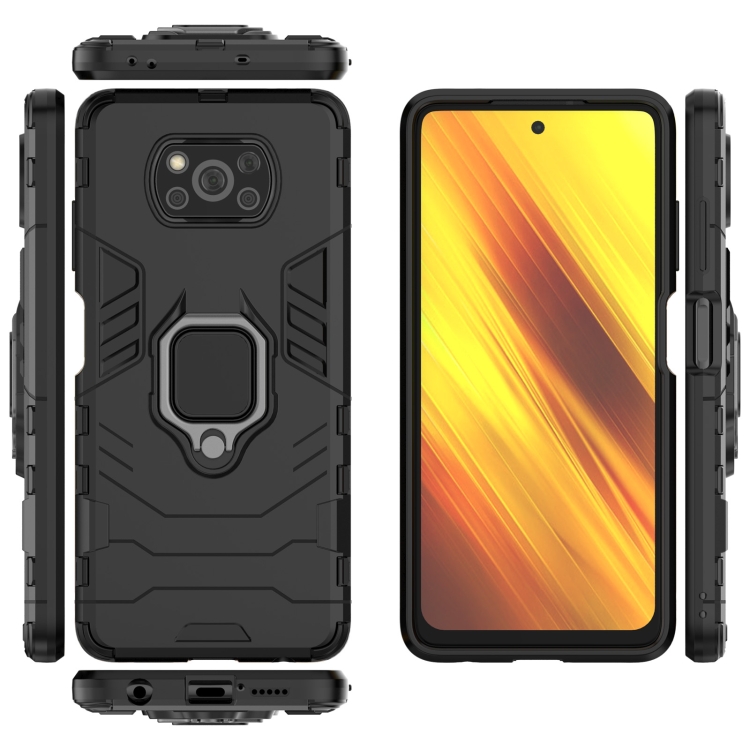 Tvrdené puzdro na Xiaomi Poco X3 NFC / X3 Pro - Ring Armor čierne