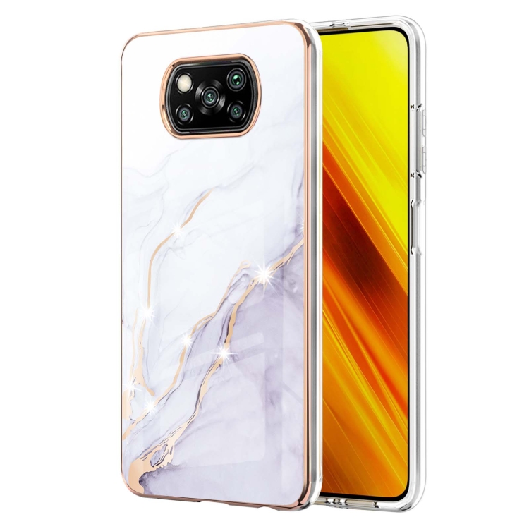 Silikónové puzdro na Xiaomi Poco X3 NFC / X3 Pro - Marble white