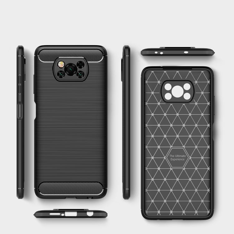 Silikónové puzdro na Xiaomi Poco X3 NFC / X3 Pro - carbon čierne