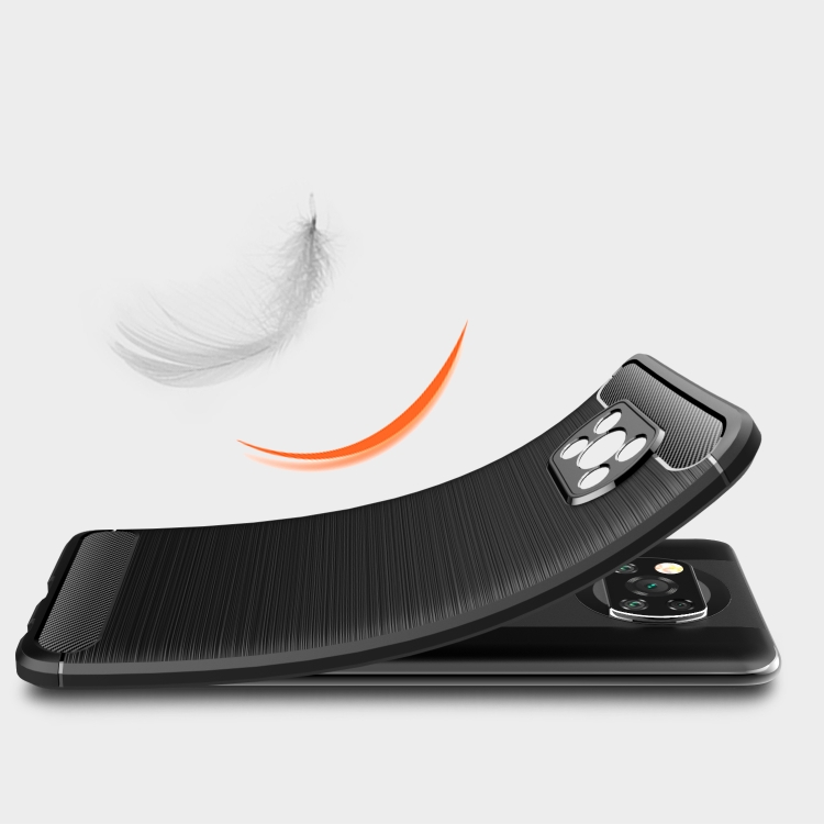 Silikónové puzdro na Xiaomi Poco X3 NFC / X3 Pro - carbon čierne