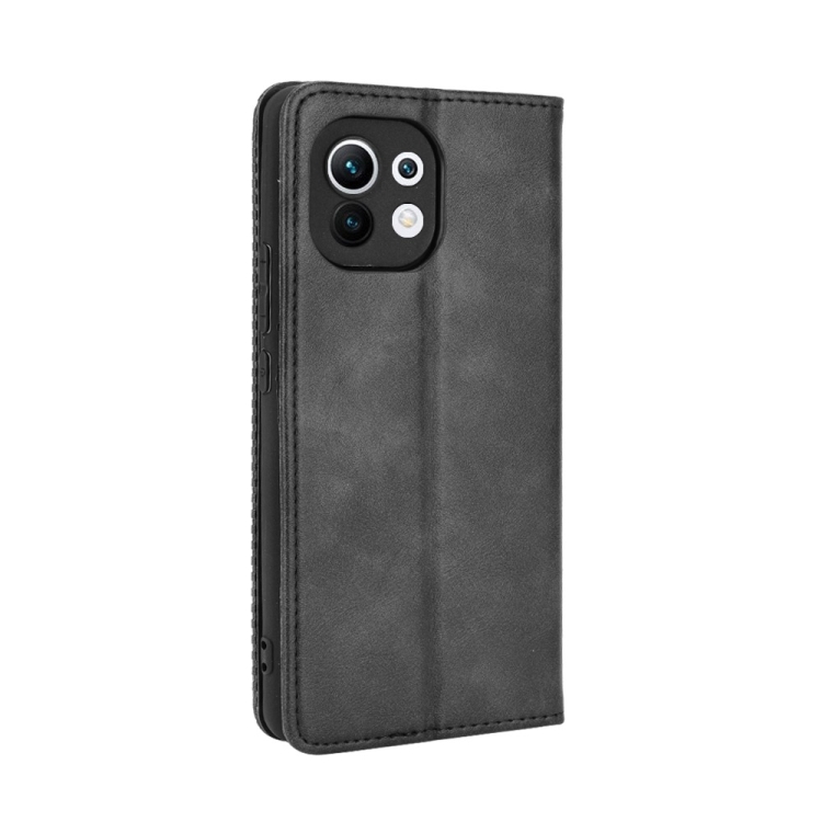 KERAMICKÁ FÓLIA + PUZDRO pre Xiaomi Mi 11 - Knižkové Retro čierne