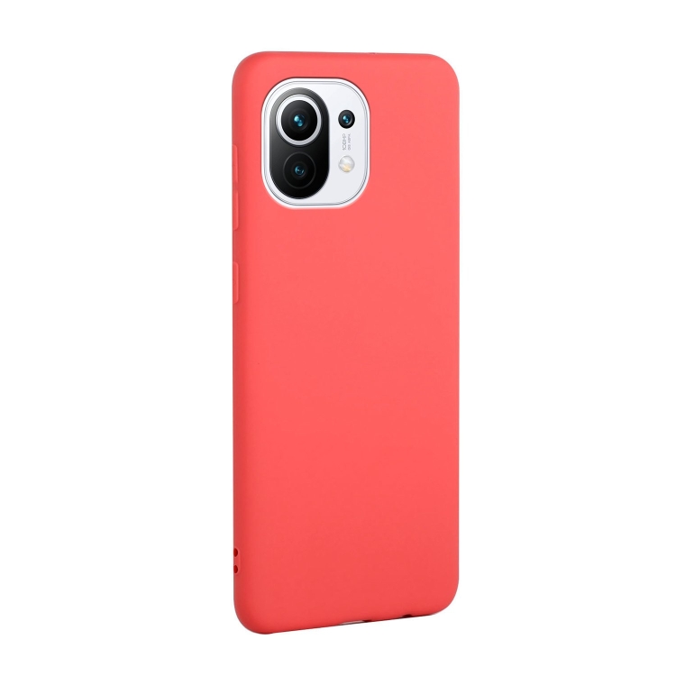 Silikónové puzdro pre Xiaomi Mi 11 - červené