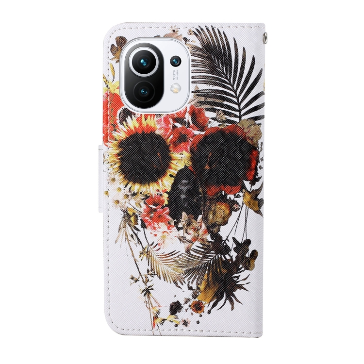 Knižkové puzdro Fancy pre Xiaomi Mi 11  - flowers
