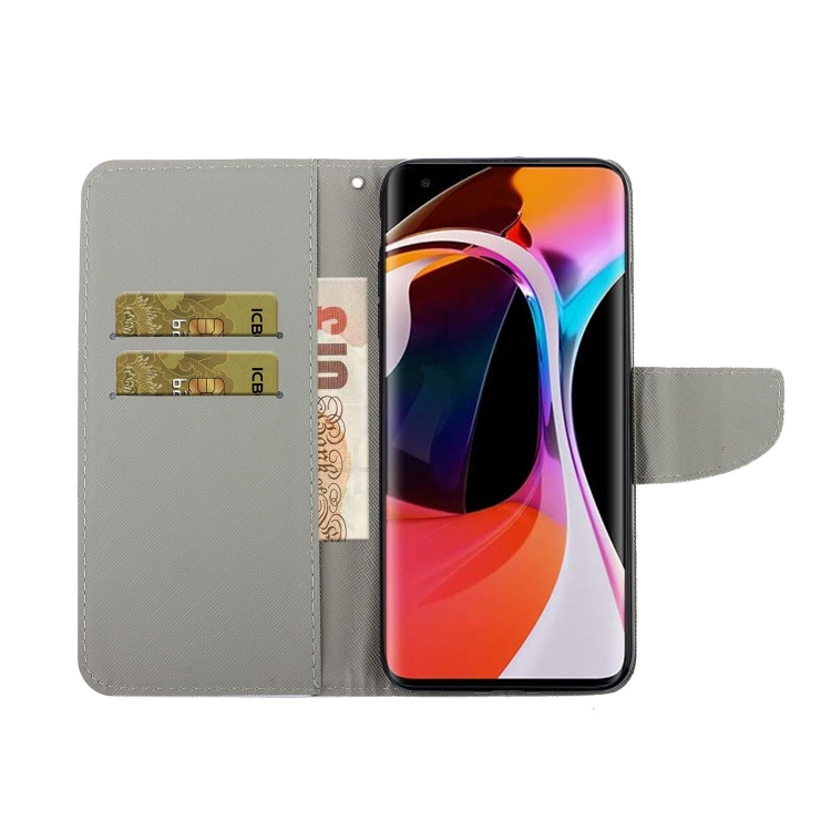 Knižkové puzdro Fancy pre Xiaomi Mi 11  - flowers