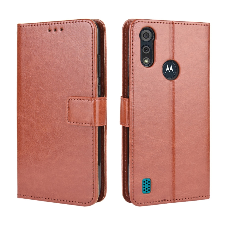 9D SKLO + PUZDRO 2v1 pre Motorola Moto E6i / E6s - Knižkové Solid hnedé