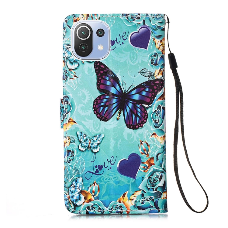 Knížkove puzdro pre Xiaomi Mi 11 Lite 4G / 5G - ART Butterfly