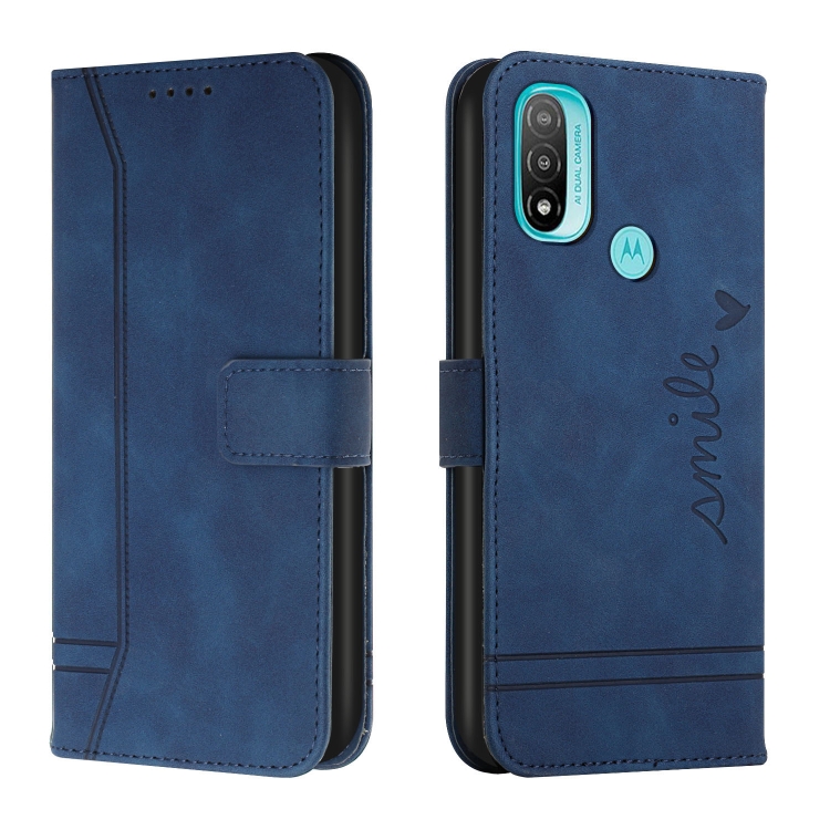 9D SKLO + PUZDRO 2v1 pre Motorola Moto E20 / E30 / E40 - Knižkové Smile hnedé